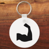 Muskel Schlüsselanhänger (Vorderseite)