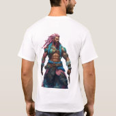 Muskel-Triton-Pirat T-Shirt (Rückseite)