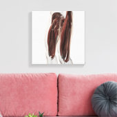 Muskelanatomie der menschlichen Legen, Seitenansic Leinwanddruck (Insitu (Wohnzimmer))