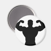 Muskelaufbau Magnet (Vorderseite/Rückseite)