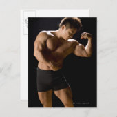 Muskelaufbau, Muskelaufbau, Vorderansicht, Postkarte (Vorne/Hinten)