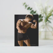 Muskelaufbau, Muskelaufbau, Vorderansicht, Postkarte (Stehend Vorderseite)