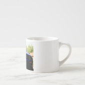 Muskelauto blaue Espresso-Tasse Espressotasse (Rechts)