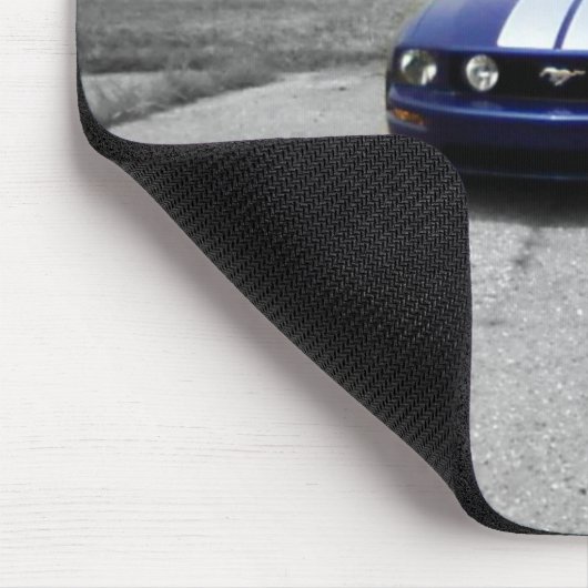 Muskelauto Blue Mousepad (Ecke)
