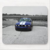 Muskelauto Blue Mousepad (Vorne)