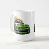 Muskelauto-Kaffeetasse Kaffeetasse (Vorderseite Links)