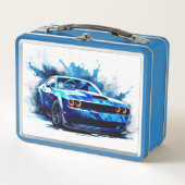 Muskelauto-Lunchbox Metall Brotdose (Vorderseite)