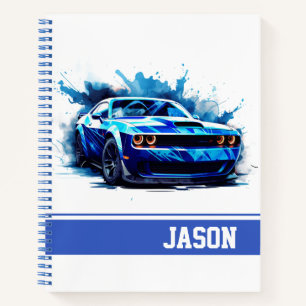 Muskelauto Notizblock