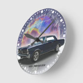 Muskelautobahn-Decorationswand Runde Wanduhr (Winkel)