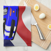 Muskelautoentwurf Küchentuch (Viertel Falte)