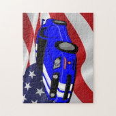 Muskelautoentwurf Puzzle (Vertikal)