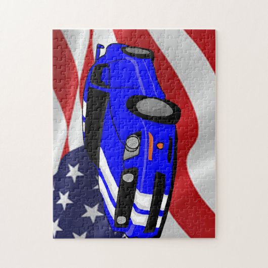 Muskelautoentwurf Puzzle (Vertikal)