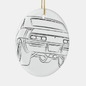 Muskelautozeichnen Keramikornament (Rechts)