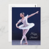 Muskelballerina Postkarte (Vorne/Hinten)