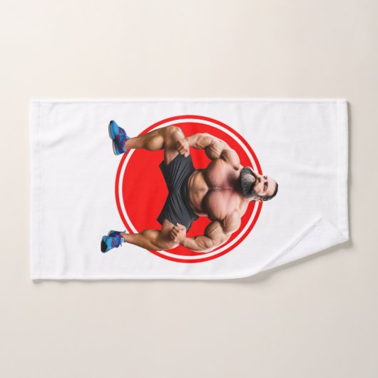 Muskelbär Badhandtuch Set (Handtuch)