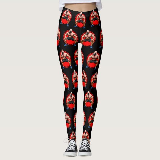 Muskelbär Leggings (Vorderseite)