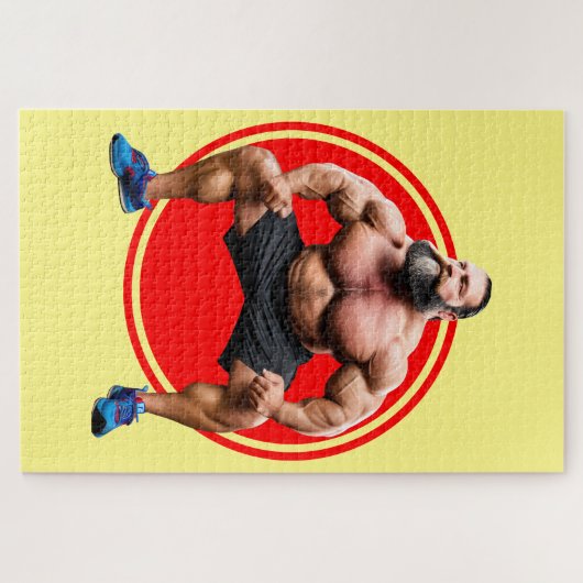 Muskelbär Puzzle (Horizontal)