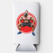 Muskelbär Selters Dosenkühler (Vorderseite)