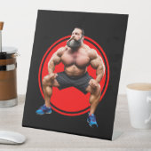 Muskelbär Sockelschild (In Situ)