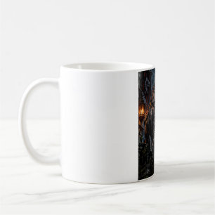 Muskelbepackter Werwolf – Vollmond-Halloween-T-Shi Kaffeetasse