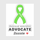 Muskeldystrophie Advocate Vinyl Sticker (Blatt)