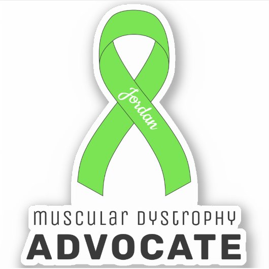 Muskeldystrophie Advocate Vinyl Sticker (Vorderseite)