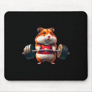 Muskelgymnastik Hamster Todesanhebender Spaß Weigh Mousepad