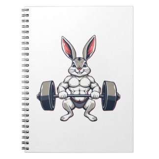 Muskelhase Gym Pumpernickel Notizblock