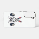 Muskelhase Gym Pumpernickel Samsung Galaxy Hülle (Rückseite (Horizontal))