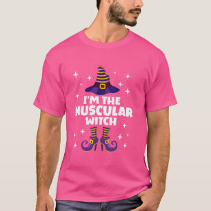 Muskelhexenfamilie, die Halloween Mus T-Shirt
