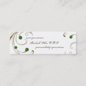 Muskelkäfer Mini Visitenkarte (Rückseite)