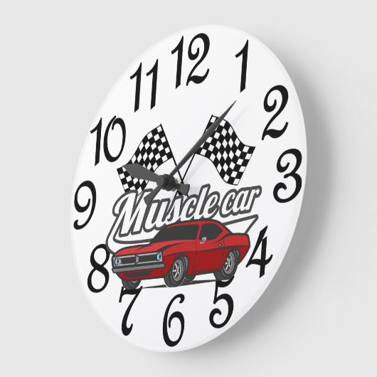 Muskelkater Große Wanduhr (Winkel)