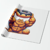 Muskelkater Heben Doughnut Geschenkpapier (Ungerollt)