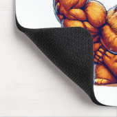 Muskelkater Heben Doughnut Mousepad (Ecke)