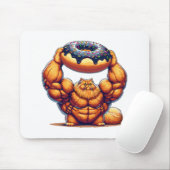 Muskelkater Heben Doughnut Mousepad (Mit Mouse)