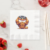 Muskelkater Heben Doughnut Serviette (Beispiel)