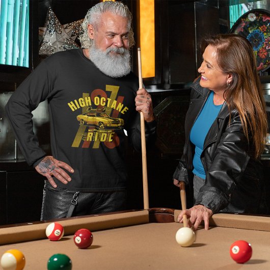 Muskelkater mit hoher Oktananzahl Westküste Langsc T-Shirt