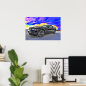 Muskelkater Mustang Poster (Heimbüro)