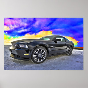 Muskelkater Mustang Poster
