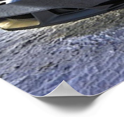 Muskelkater Mustang Poster (Ecke)