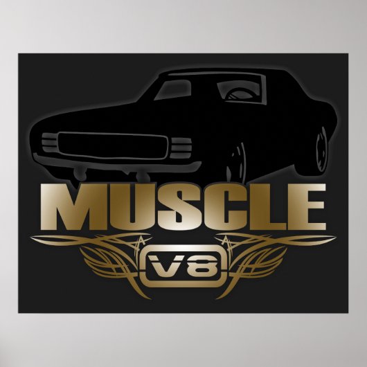 Muskelkater V8 Poster (Vorne)