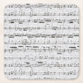 Muskelkraft Rechteckiger Pappuntersetzer (Vorderseite)