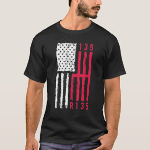 Muskelkraftrad 6 Gears Mechanisch American F T-Shirt