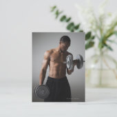 Muskelkrampf Postkarte (Stehend Vorderseite)