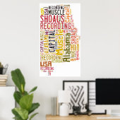 Muskelkrämpfe, Alabama Poster (Heimbüro)