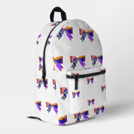 Muskelkrämpfe und Knäuel Kinder Mädchen Bedruckter Rucksack