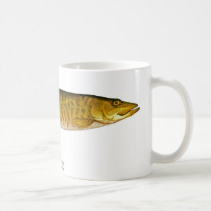 Muskellunge-Fisch-Kaffee-Tasse Kaffeetasse