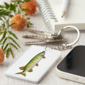 Muskellunge (Muskie) Schlüsselanhänger (Vorderseite rechts)