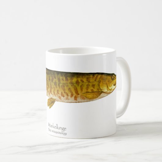 Muskellunge Tasse (VorderseiteRechts)