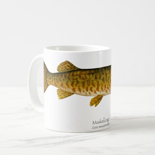 Muskellunge Tasse (Vorderseite Links)